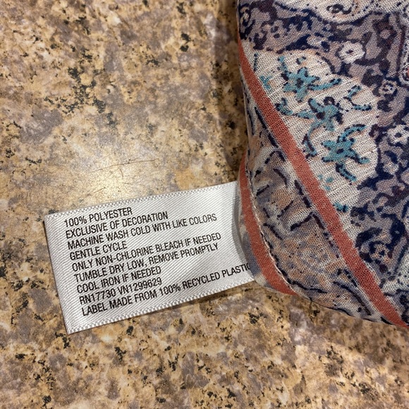 Knox Rose Pink or Peach Lightweight Top Blouse With Tassels Small - Picture 13 of 13